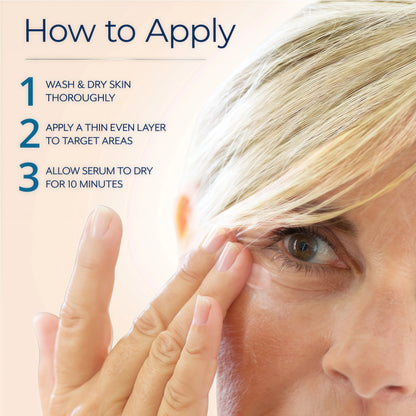 Plexaderm Rapid Reduction Eye Serum - Visibly Reduces Under-Eye Bags, Wrinkles, Dark Circles, Fine Lines & Crow's Feet Instantly, Anti Aging Wrinkle Remover for Face, Full Size Tube